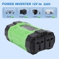 thumbnail image 3 of Inverter de Automóvil, 1220V 2 Puertos T Puertos C Inverter Adaptador de Automóvil para Portátil, 3 of 7