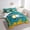 Golden Darkcyan, variant on Erosebridal Rugby Bedding Sets Twin Size,Stripes Sport Comforter Sets with Sheets,Football Gaming Decor,Reversible,Breathable,7-Piece