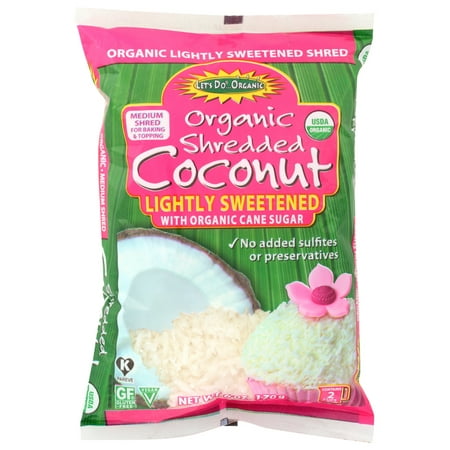 Let’S Do…Organic Sweetened Shredded Coconut, 6 Oz, Pack Of 12 - Walmart.com