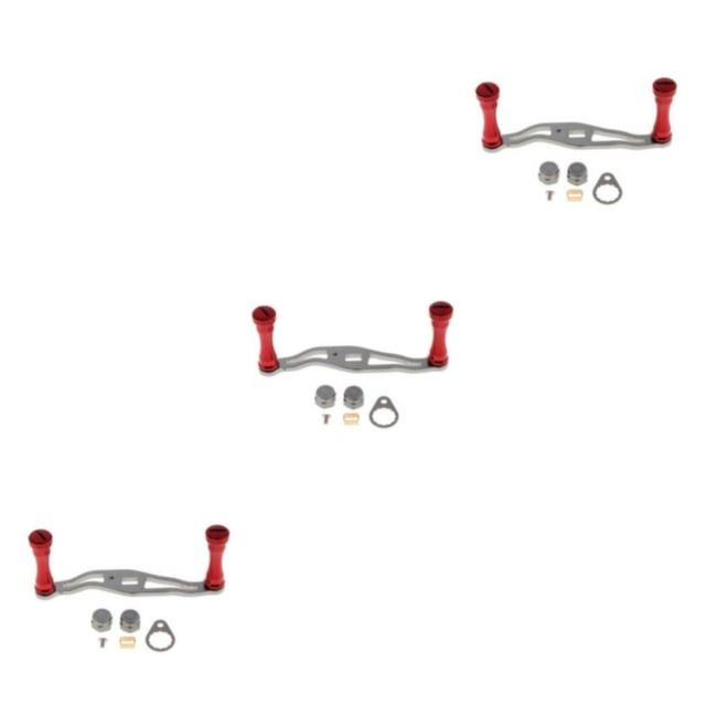 Transemion Professional Hair Straightener with Ceramic Plates Salon Results at Home Red 3Set