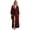 Wine, variant on Lixiuxyad Floral Print Casual Dress Long Sleeve Robe Elegant Slim Fit Home Wear Comfortable Soft Morning Gown,Beige