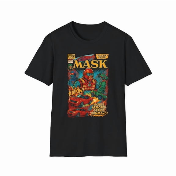 Retro 80s Cartoon Graphic T-Shirt, Vintage Animated Action Tee, Nostalgic Unisex Shirt