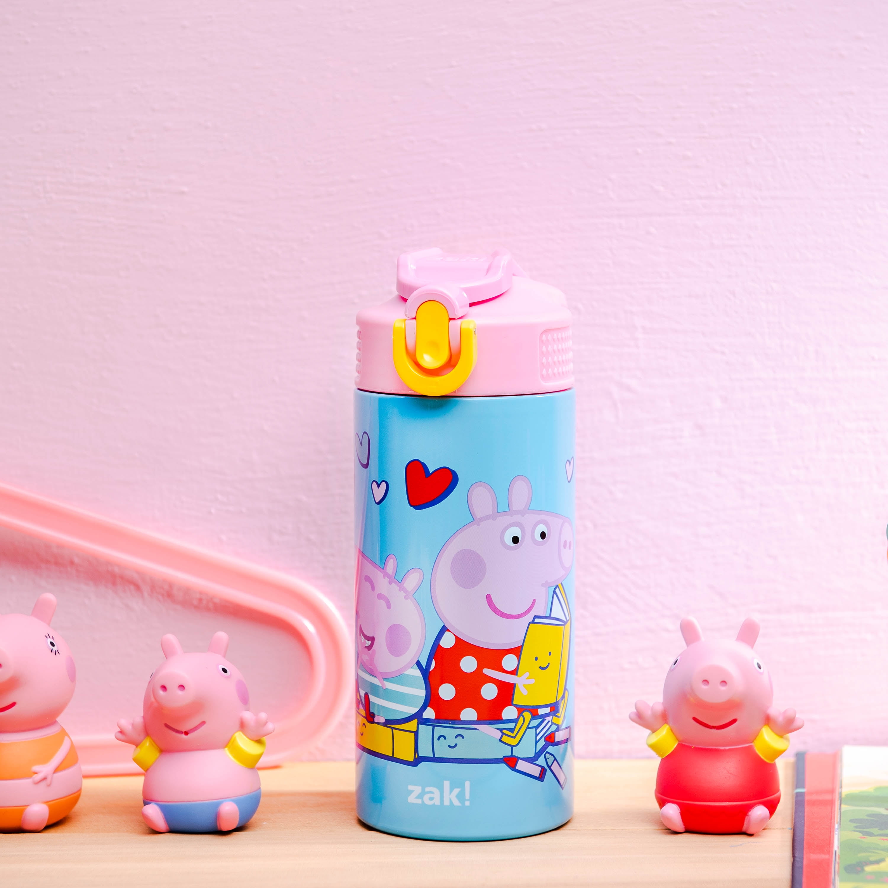 Price tracking for: Zak Designs Toddlerific Perfect Flo Toddler Cup with  Peppa Pig Graphics, Double Wall Insulated Construction and Adjustable Flow  Technology P…