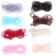 thumbnail image 4 of 1 set/8pcs de 8 mm tubo de malla elástica tubo de trenzas de nylon neta creative net cable joyas de bricolaje para hacer suministros para bownot (1 tira/2pcs, color aleatorio), 4 of 5