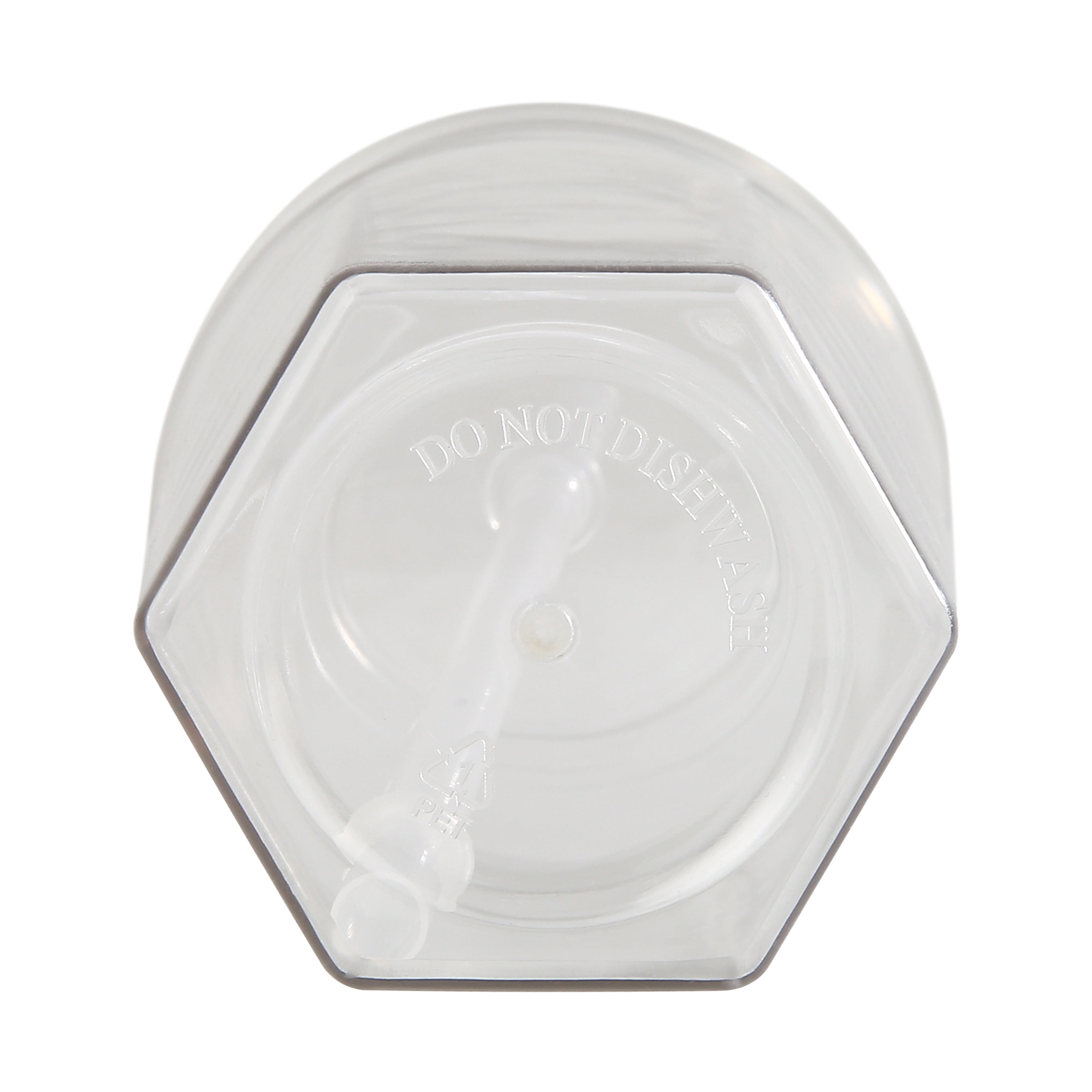 Mainstays 20oz Clear Plastic Tumbler with Screw Top Lid and Straw