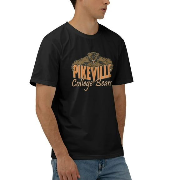 University Of Pikeville Logo Men'S 170g Combed Cotton Short Sleeve T-Shirt