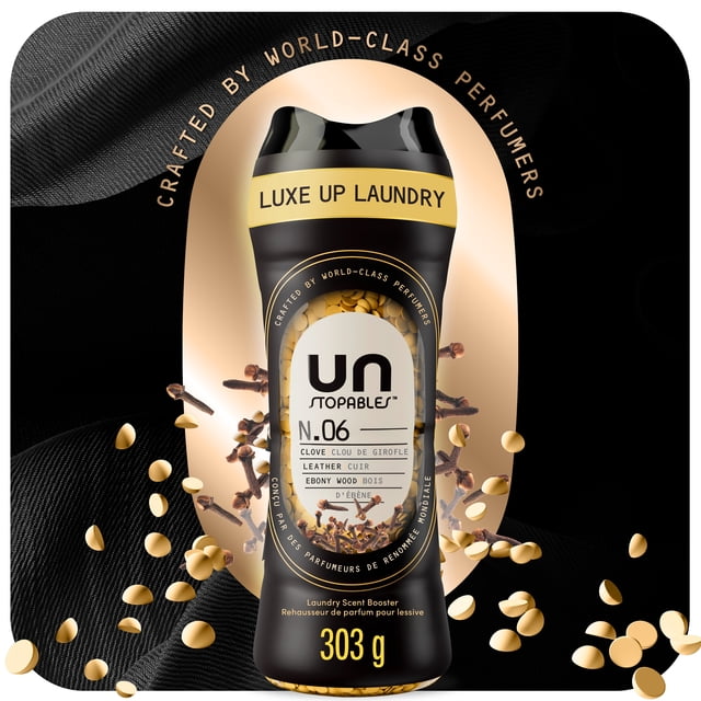 Downy Unstopables Unlimited Collection In-Wash Laundry Scent Booster Beads, No. 06, Fine Fragrance, Long-Lasting Fresh Scent Beads, 303 g