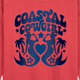 thumbnail image 2 of Instant Message - Coastal Cowgirl Mermaids - Women's Lightweight French Terry Pullover, 2 of 6