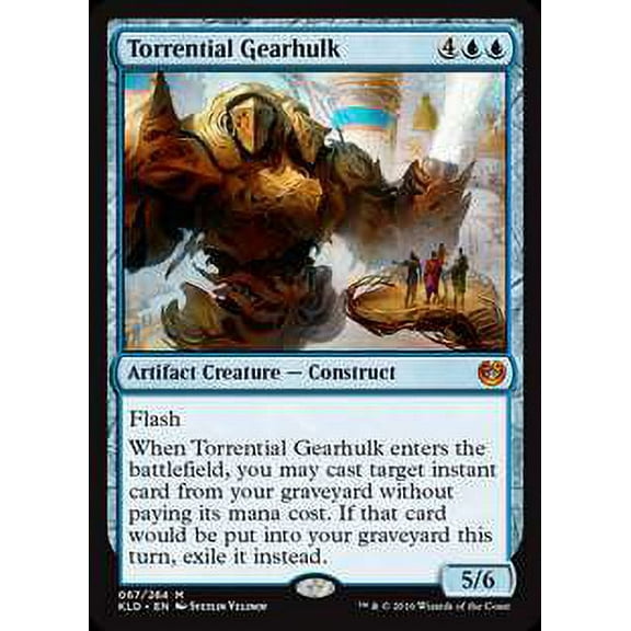 MtG Kaladesh Mythic Rare Torrential Gearhulk (Foil) #67