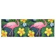 thumbnail image 6 of Yayeee Kitchen Valance Rod Pocket 54" x 18" Living Room Window Curtain, Pink Flamingo Pattern, 6 of 6