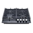 thumbnail image 1 of Parrilla Gas KUTCHEN KPG42660B 4 Quemadores Cristal Templado Negro 60cm, 1 of 6