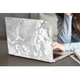thumbnail image 1 of KSK KAISHEK Hard Protective Shell Case Cover for MacBook Pro 16 inchs( Touch ID, 2023/2022/2021) Model M2 A2780 A2485 M1, Type C Marble A 117, 1 of 5