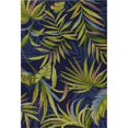 thumbnail image 1 of HomeRoots 353310 2 ft. x 3 ft. UV-Treated Polypropylene Ink Blue Area Rug, 1 of 1