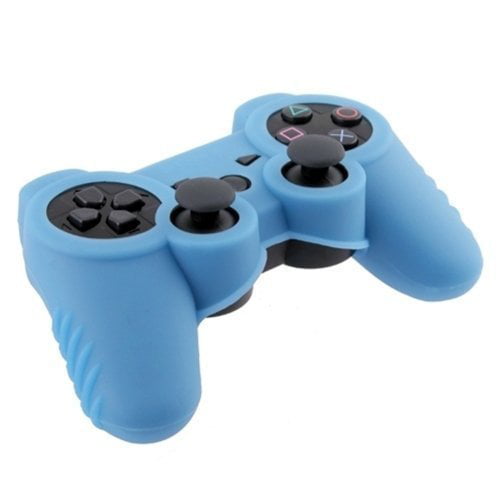 heart Accusation Divert Silicone Rubber Skin Cover Protector Case for Playstation 3 PS3 Controller  (Blue) - Walmart.com