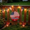 thumbnail image 3 of Wooden Star Wreath for Front Door, Round Independence Day Welcome Sign, Patriotic 4th of July Hanging Decor, Wood Ornament A, 3 of 6