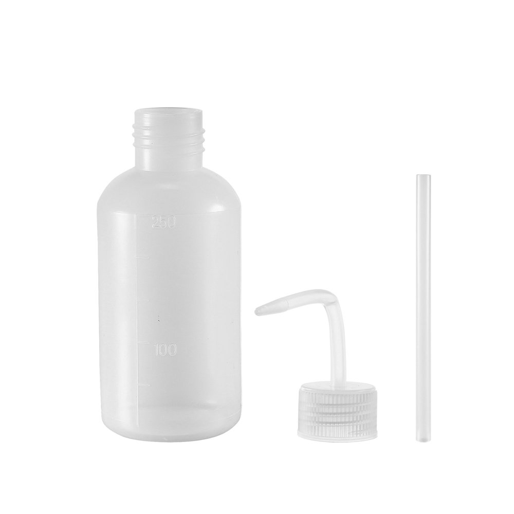 Plastic Wash Bottle Squeeze Bottle 250ml / 8.5oz Narrow Mouth Lab Tip