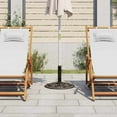 thumbnail image 2 of vidaXL Umbrella Base Bronze Cast Iron 18.9 in Diameter Umbrella Base, 2 of 10