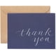 American Greetings Cartes de Remerciement Bleu Marine avec des Enveloppes de Style Kraft Brun (50-Temps) – image 1 sur 5