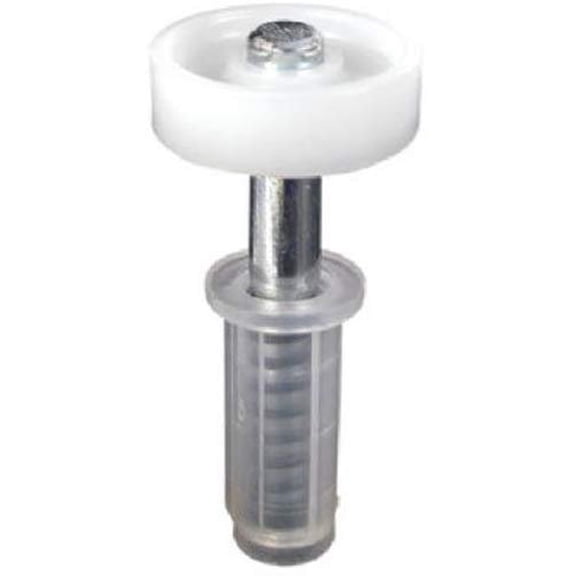Slide-Co 161515 7/8 in. Nylon Bi-Fold Closet Spring-Loaded Top Roller Guide (Pack of 2)