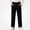 Black, variant on SGFCWSX Boys Chino Pants, Straight Leg Pleated Button Zipper Relaxed Fit Trousers with Pockets for School Uniform Navy Size 7