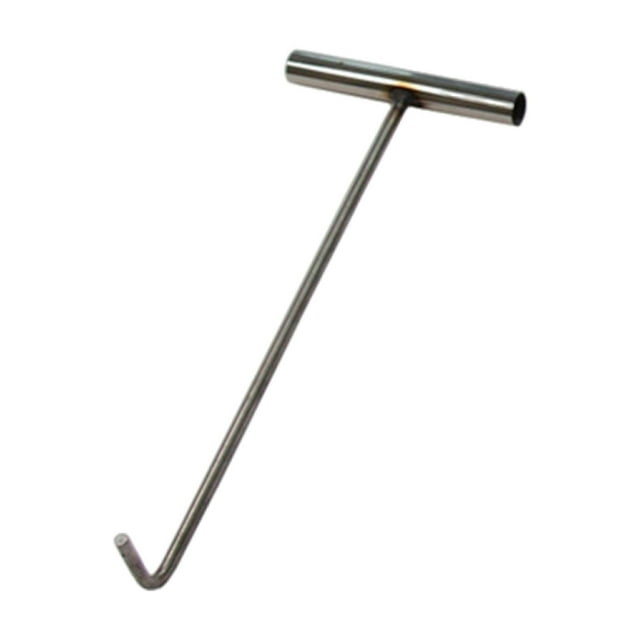 S SERENABLE Manhole Cover Lifter Hook Lifting Hook Moving Pulling Hook Manhole ool 38cm Dia 8cm