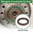 thumbnail image 2 of Unique Bargains 1 Pc Sello de aceite del cigüeñal frontal para Mazda 3 2004-2006 No.LF01-10-602 Sello principal, 2 of 7