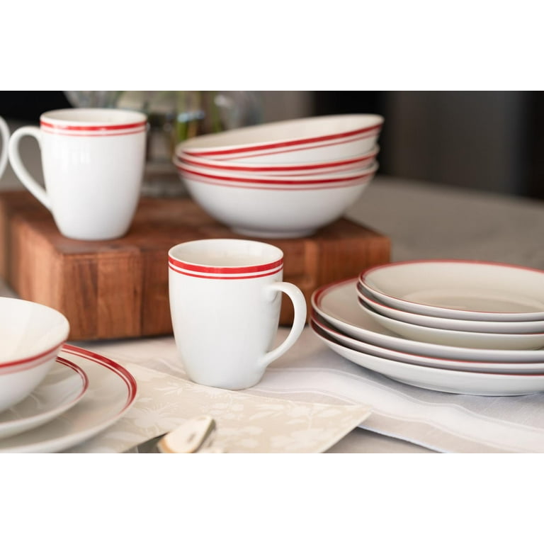  WIL STRAWBERRY シリーズ　食器セット Amazon.com | 10 Strawberry Street 45-Piece Square Dinnerware Set