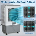 thumbnail image 6 of Zimtown 2941 CFM 3-Speed Battery Evaporative Air Cooler for 269 sq ft, Gray, 6 of 9