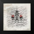 thumbnail image 2 of OnRei 12x12 Black Modern Framed Museum Art Print Titled - Chandeliers C, 2 of 5