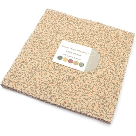 Count Your Blessings Moda Layer Cake By Kathy Schmitz; 42 - 10