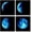 Moon, variant on Eclipse of the Moon Phase Wall Decor,Blue Moon Canvas Wall Art,Black and White Pictures Bedroom Abstract Space Decorations,Lunar Moon Poster Artwork,for Home and Office Decorations