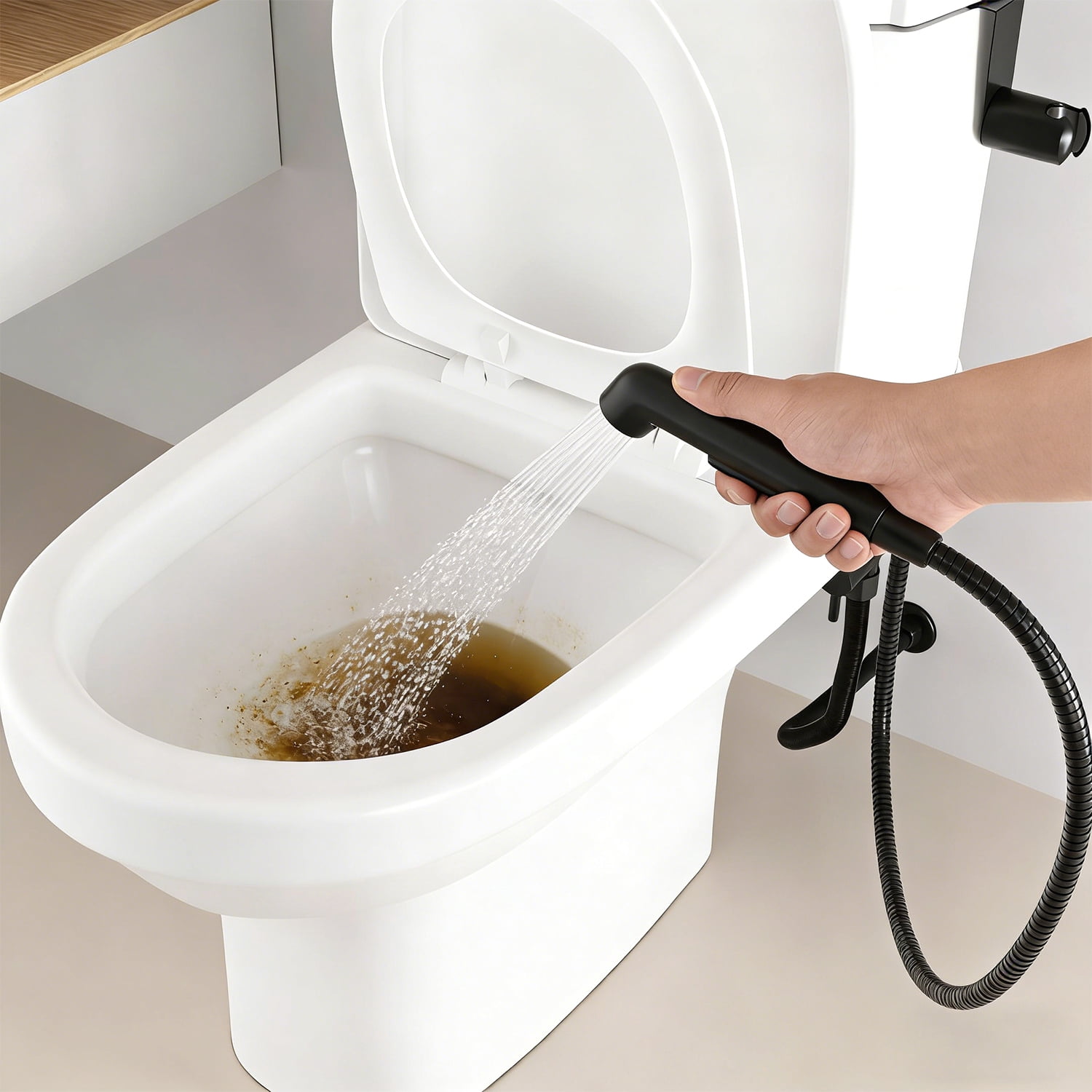 Handheld Bidet Sprayer Bidet Attachment with Shut Off Valve Installation Kit Included
