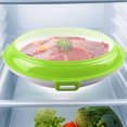 thumbnail image 4 of LPSSTORE Reusable Food Preservation Tray with Stretch Cover Friendly Design Stacked Food Storage Tray, 4 of 5