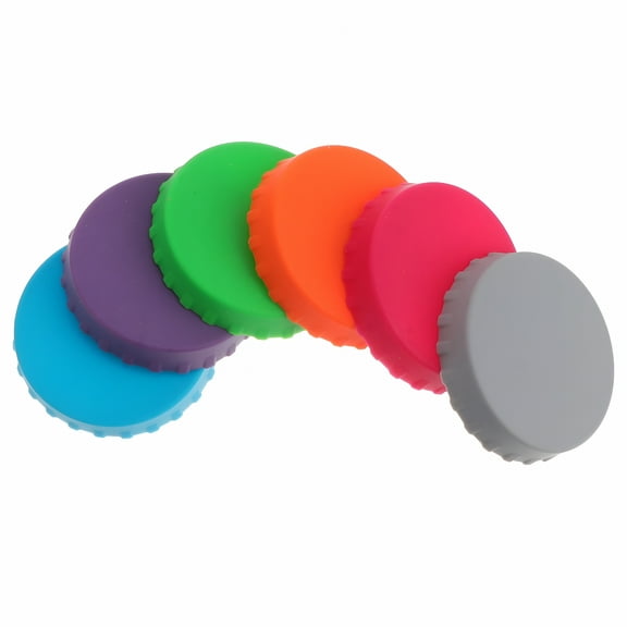 ACDANC 6pcs Standard Beverage Can Covers Beverage Can Lids Soda Lid Protectors