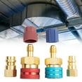 thumbnail image 1 of Adaptateur de Coupleur Rapide R1234yf vers R134a, Kit de Conversion Côté Haut-Bas, Climatisation Auto, 1 of 9