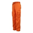 thumbnail image 2 of G-Style Men's Essential Enzyme Washed Twill Cargo Pants Purple 32/30, 2 of 4