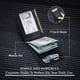thumbnail image 3 of Men's Ultra in Leather Wallet - RFID Blocking Bi fold Front Pocket Wallet - Carbon Fiber Black+Carbon Fiber Black Inner, 3 of 5