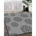 thumbnail image 3 of Ahgly Company Tapis d'Intérieur Lavable en Machine Carré Gris Transitionnel, 6 Pieds Carré, 3 of 7