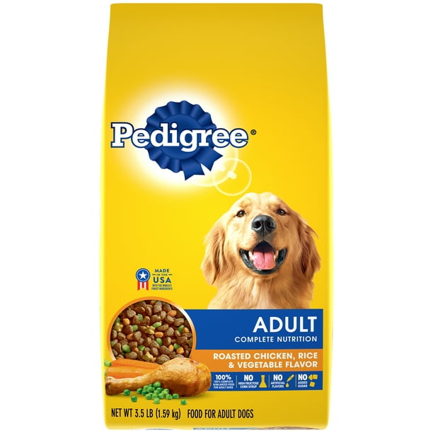 PEDIGREE Complete Nutrition Adult Dry Dog Food Roasted Chicken, Rice ...