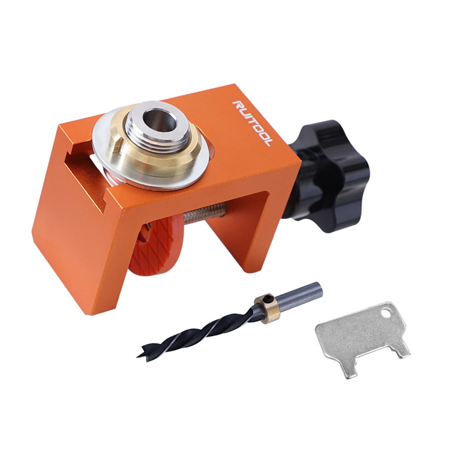 CarpNettore Drill Hole Punch Locator Tool, Woodworking Pocket Hole Jig, Practical Heavy Duty 6mm