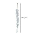 thumbnail image 6 of PRETXORVE Christmas Decor, Christmas Tree Decorations, Transparent Acrylic Snowflake Crystal Ice Lamp Bead Water Drop Hanging Beaded Christmas Tree Decoration, 6 of 6