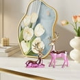 thumbnail image 1 of Electroplated Reindeer Sculpture Desktop Tabletop Showcase Piece for Living Room Interior, 1 of 4