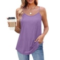 thumbnail image 5 of TAGOLD Womens Round-Neck Camisoles Solid Color Sleeveless Summer Casual Cami Tank Top, 5 of 5