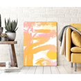 thumbnail image 2 of Abstract Artwork Pink Yellow Wall Art Canvas Prints Framed art, 2 of 5