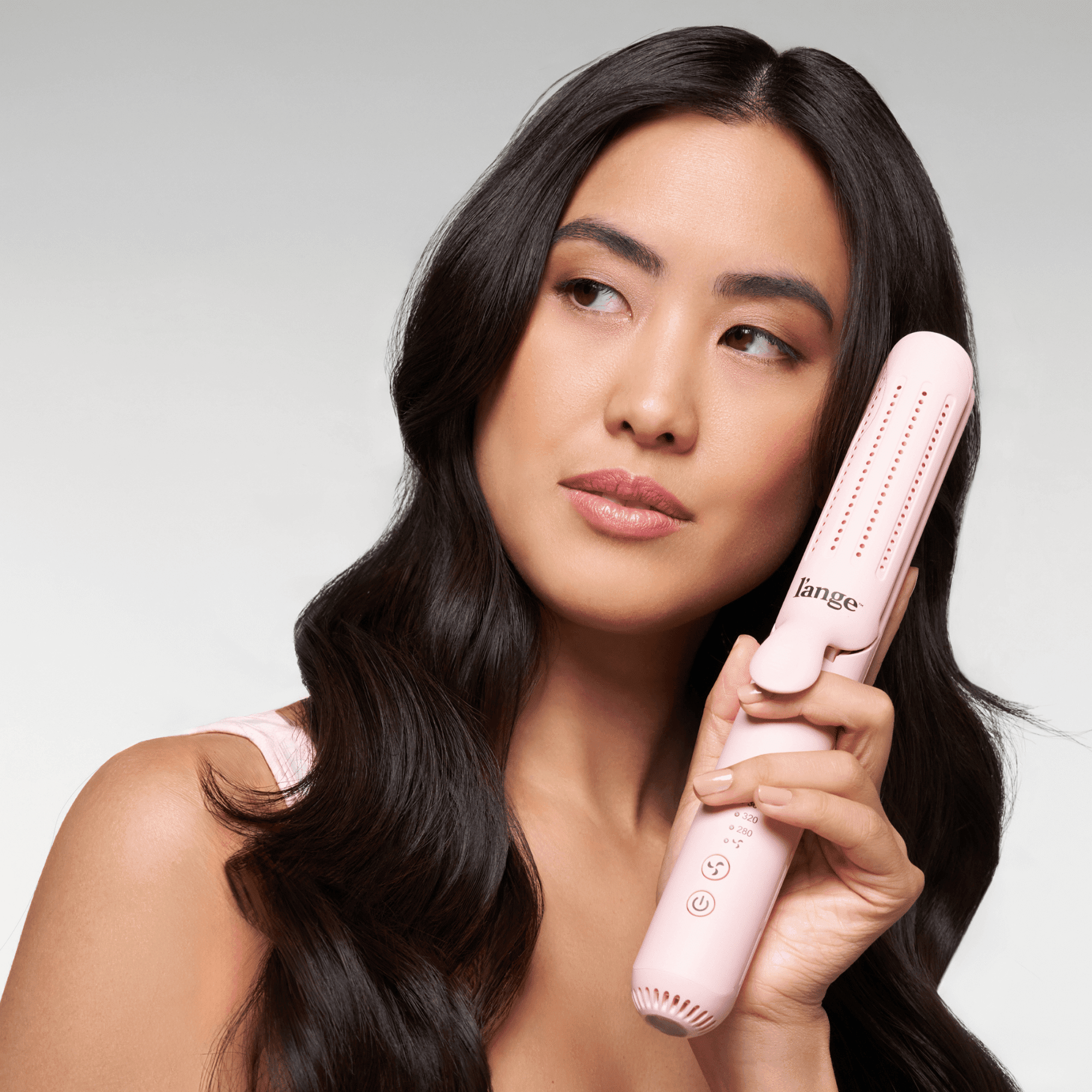 L'ange Hair Le Duo 360° Airflow Styler | 2-in-1 Curling Wand & Titanium Flat Iron Hair Straightener
