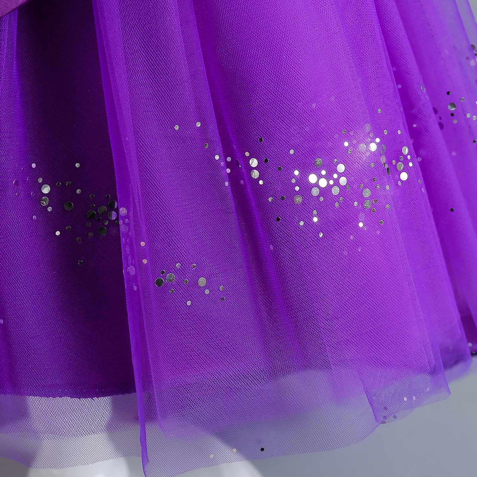 Kids' $10 Under Girl Dress Kids Ruffles Lace Party Wedding Bridesmaid Dresses for Save Big