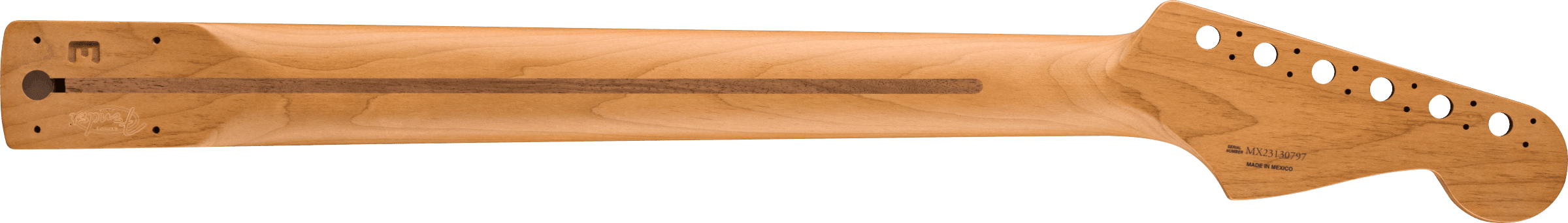 Fender Satin Roasted Maple Left-Handed Stratocaster Flat Oval Shaped Neck, Maple Fingerboard