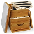 thumbnail image 2 of 100% Beeswax Beehive 20 Frame Complete Box Kit (10 Deep and 10 Medium) with Metal Roof for Langstroth Beekeeping, 2 of 7