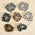 thumbnail image 5 of Zhengup 7-Piece Leopard Cow Print Elastic Hair Ties, Animal Style Multicolor Scrunchies Girls Hair Bands, Ponytail Holder No Damage Hair Tie Fashion Rubber Bands Hair Accessories, 5 of 7