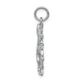 thumbnail image 2 of 14K White Gold Charm Pendant Themed 25 mm 16 Unicorn, 2 of 3